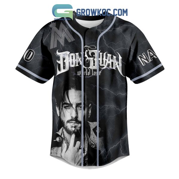 Don Juan World Tour Maluma Personalized Baseball Jersey