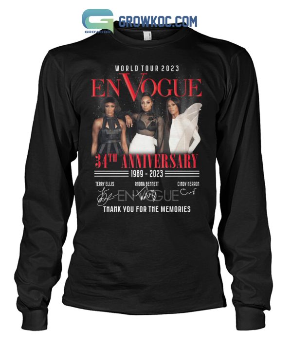 EnVogue World Tour 2023 34th Anniversary 1989 2023 T Shirt