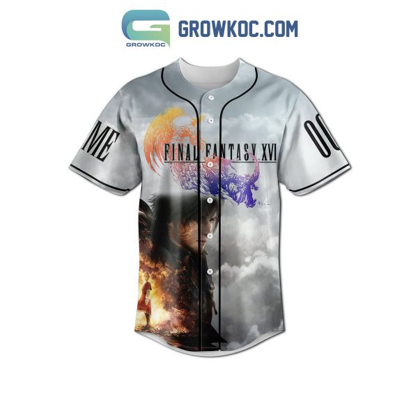 Final Fantasy XVI Personalized Baseball Jersey