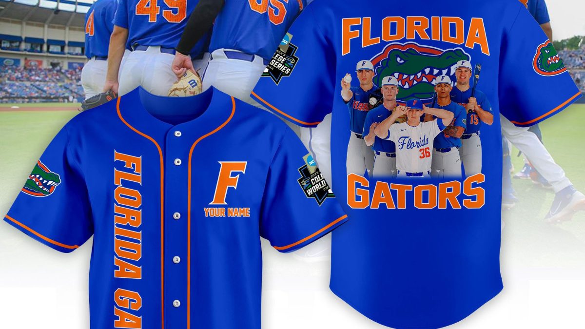 Florida Gator Baseball 2023 World Series Personalized Blue Design Baseball  Jersey - Growkoc