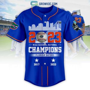 Florida Gators 2023 NCAA Baseball Nationbal Champions Baseball Jersey