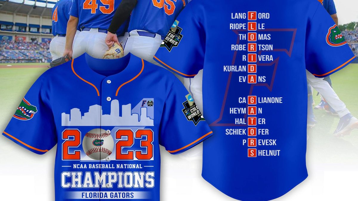 Florida Gators 2023 NCAA Baseball Nationbal Champions Baseball Jersey -  Growkoc