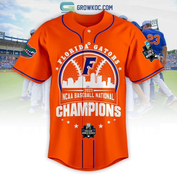 Florida Gators College World Series Champions 2023 Baseball Jersey