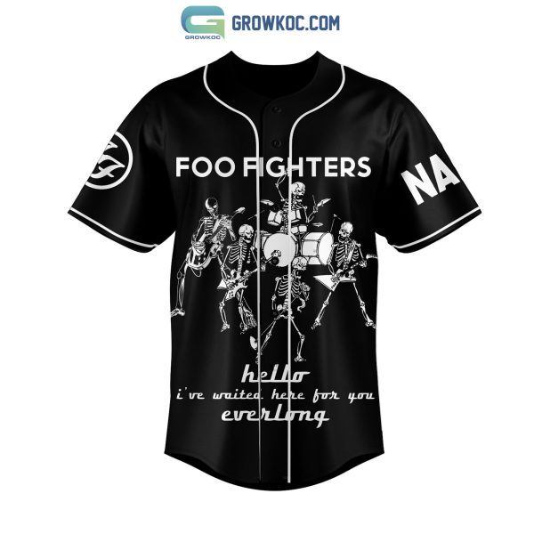 Foo Fighters 2023 Tour & Concert Personalized Baseball Jersey