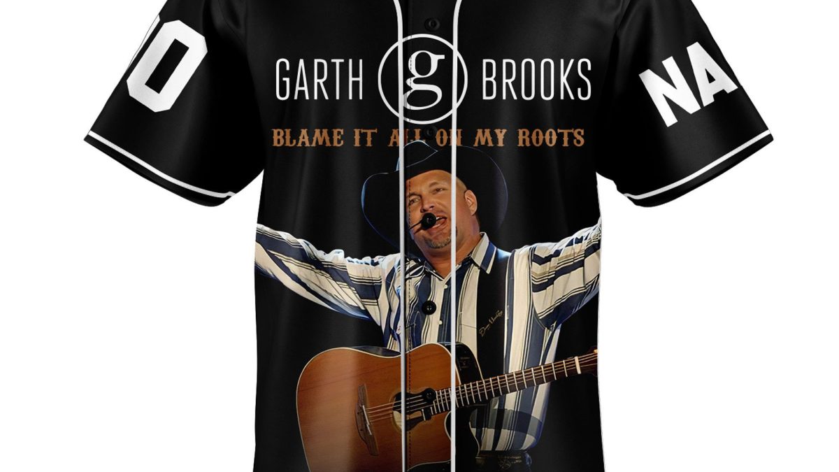 Garth Brooks T-Shirt World Tour Red Women's Large Baseball Jersey 7