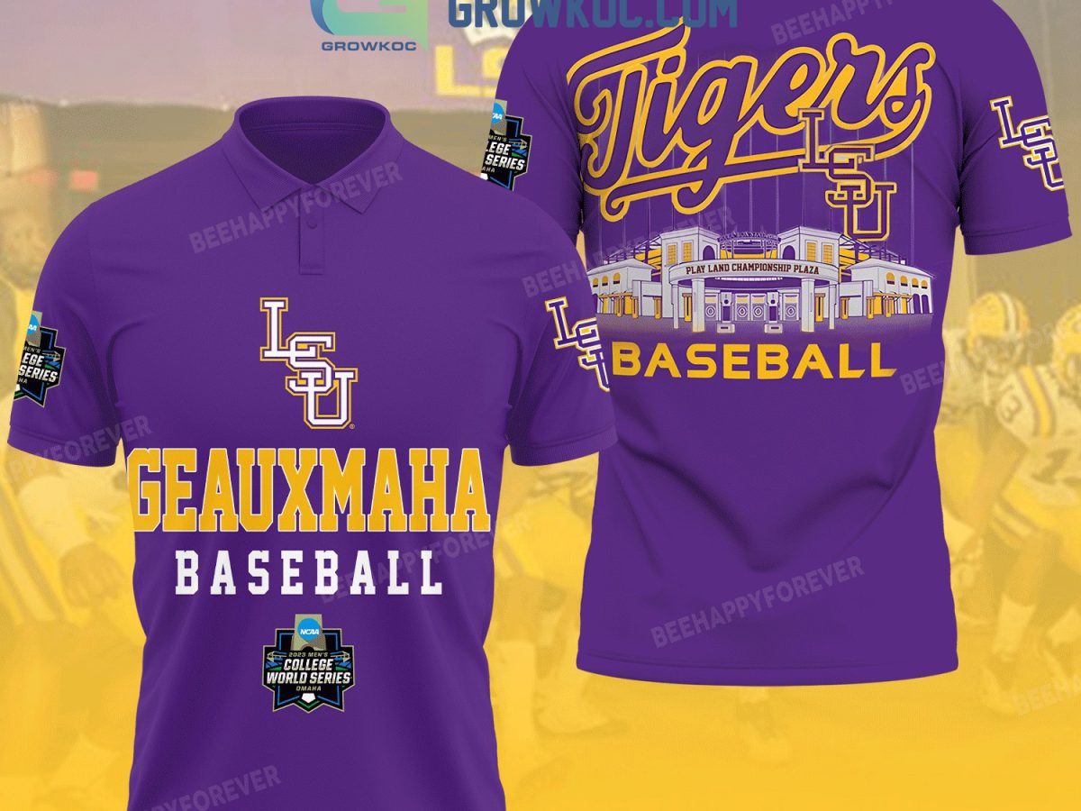 Men's College World Series 2023 LSU Tigers Omaha Summer Home Of Baseball  Jersey - Growkoc