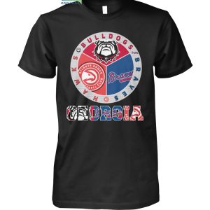 Georgia Bulldogs Summer Flower Love Fan Personalized Hawaiian Shirt