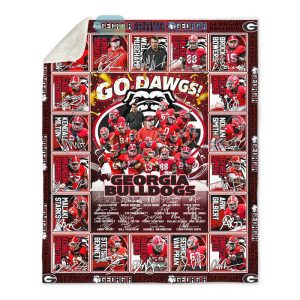 Georgia Bulldogs West Virginia My Team Is The Bulldogs Quilt