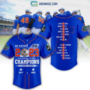 Go Gators 2023 NCAA Baseball National Champions Baseball Jersey