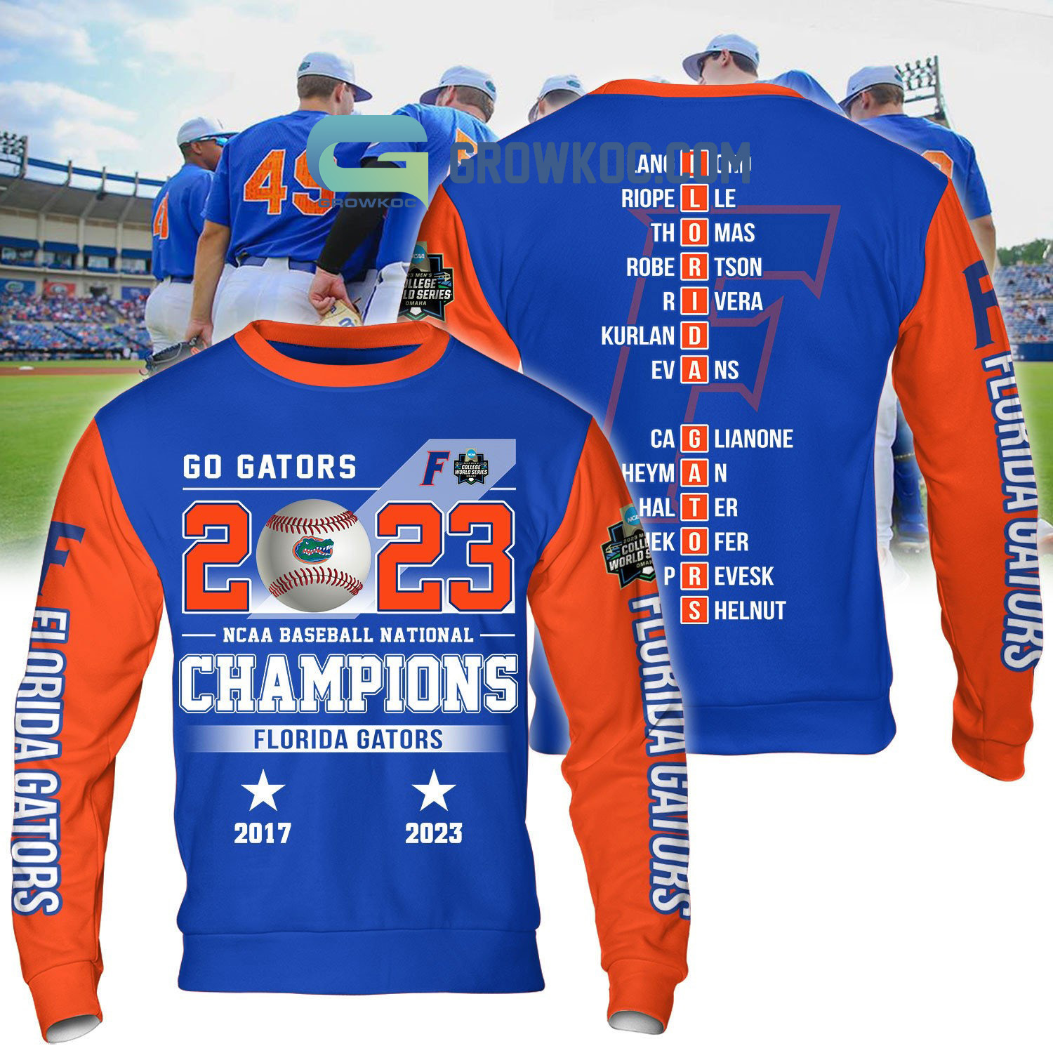 Go Gators 2023 NCAA Baseball National Champions Hoodie T Shirt