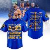 Denver Nuggets Finals Champions City Of Champions 2023 White Design Baseball Jersey