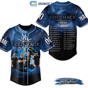 Godsmack With Special Guest I Prevail Personalized Baseball Jersey
