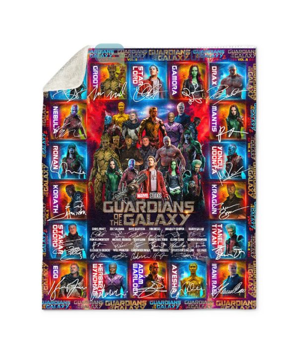 Guardians of the Galaxy Superhero Marvel Studios Fleece Blanket Quilt