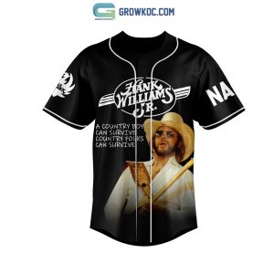 Hank Williams JR We Say Grace And We Say Ma’am Personalized Baseball Jersey