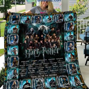 Harry Potter Hogwarts School of Witchcraft and Wizardry Fleece Blanket Quilt