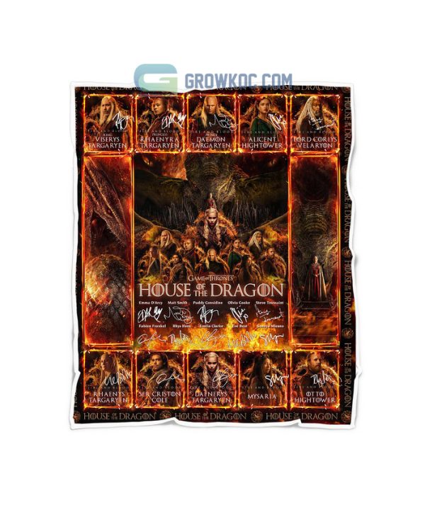 House Of The Dragon Game Of Thrones Fleece Blanket Quilt