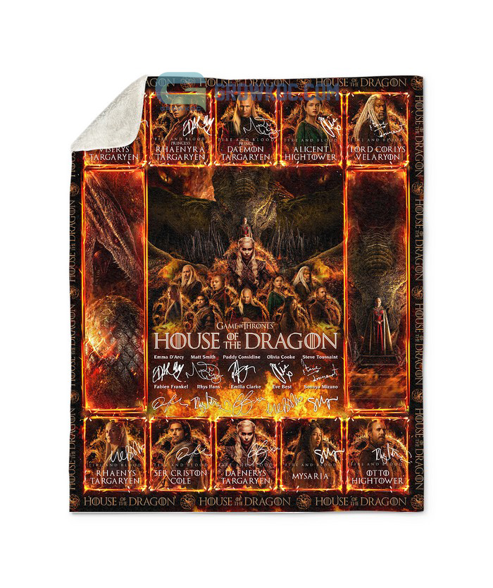 House Of The Dragon Game Of Thrones Fleece Blanket Quilt