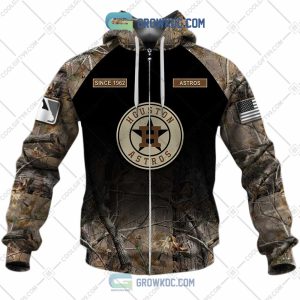 Houston Astros MLB Personalized Hunting Camouflage Hoodie T Shirt