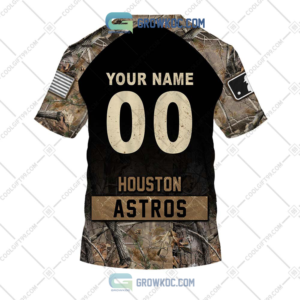 Personalized Houston Astros Camouflage Veteran 3D Hoodie - T-shirts Low  Price