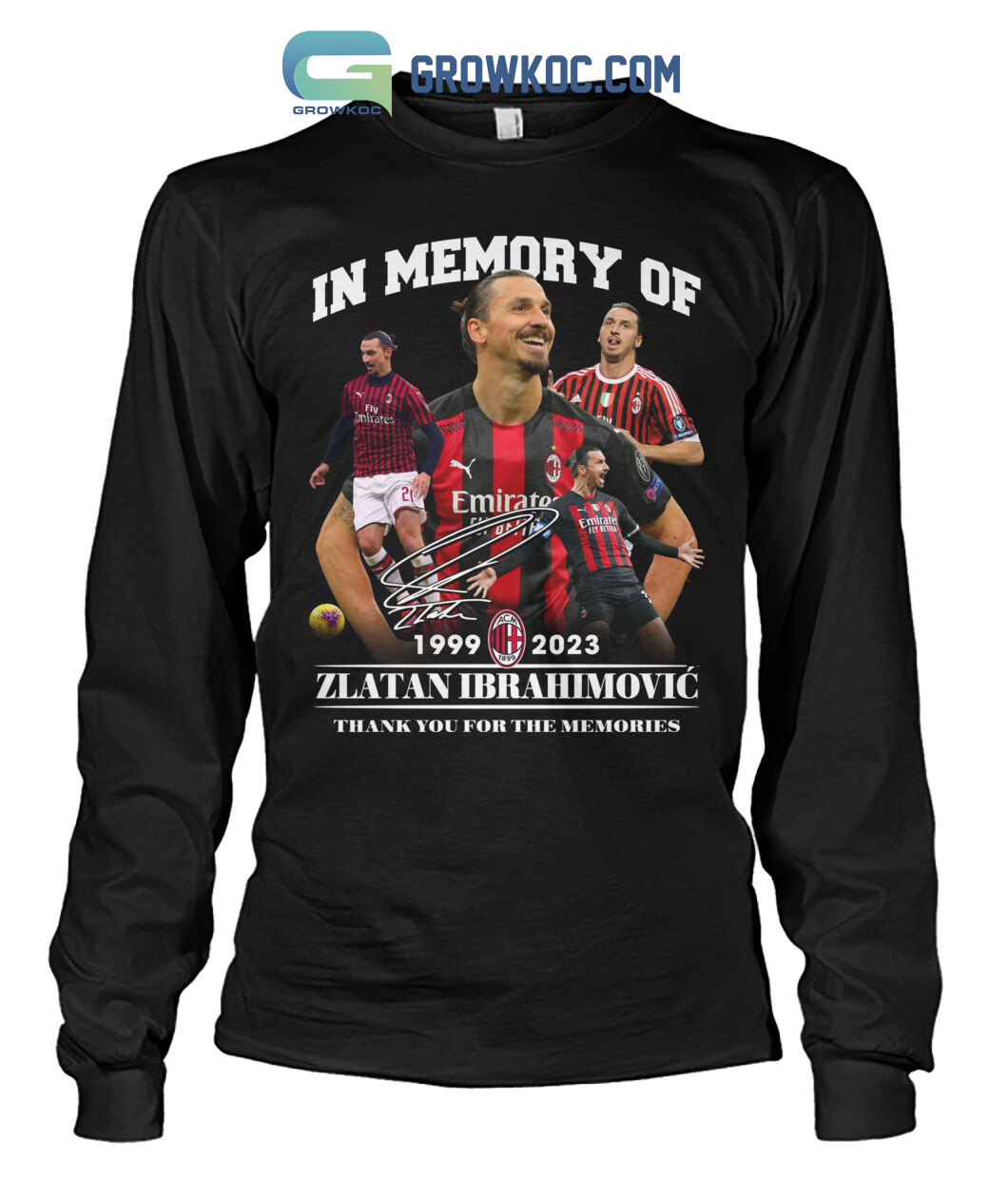 In Memory Of Zlatan Ibrahimovic 1999 2023 T Shirt