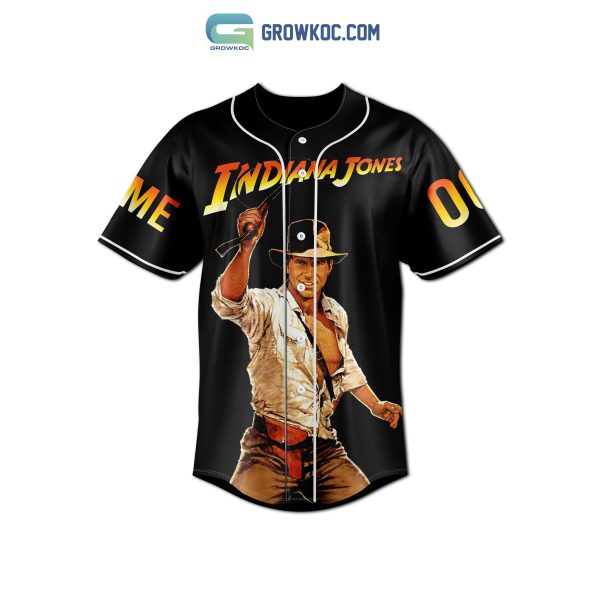 Indiana Jones And The Raiders Of The Lost Ark Personalized Baseball Jersey