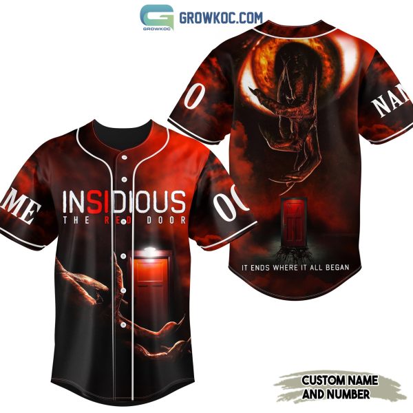 Insidious The Red Door It Ends Where It All Began Personalized Baseball Jersey
