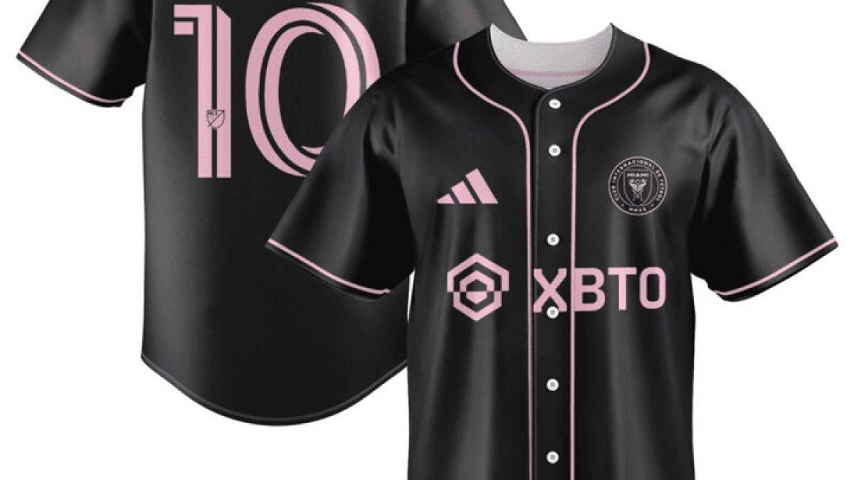 Inter Miami XBTO Lionel Messi 10 Black Design Baseball Jersey - Growkoc