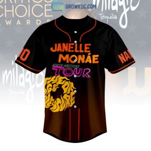Janelle Monae The Age Of Pleasure North American Tour Personalized Baseball Jersey