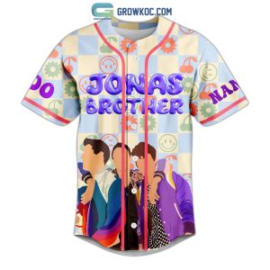 Jonas Brother Five Albums One Night Personalized Baseball Jersey