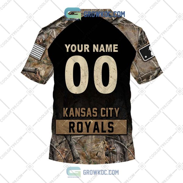 Kansas City Royals MLB Personalized Hunting Camouflage Hoodie T Shirt