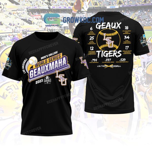 LSU Baseball Men’s College World Series Geauxmaha 2023 Hoodie T Shirt
