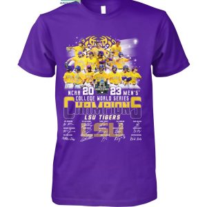 LSU Tigers NCAA 2023 Men's College World Series Champions T Shirt