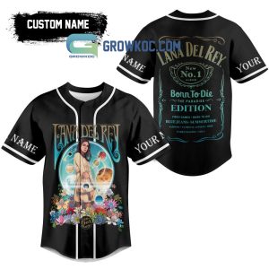 Lana Del Rey Born To Die The Paradise Edition Personalized Black Design Baseball Jersey