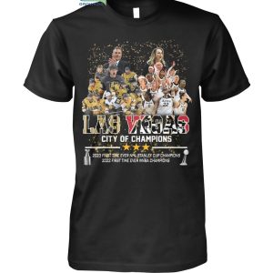 Las Vegas City Of Champions NHL Stanley Cup And WNBA Champions T Shirt