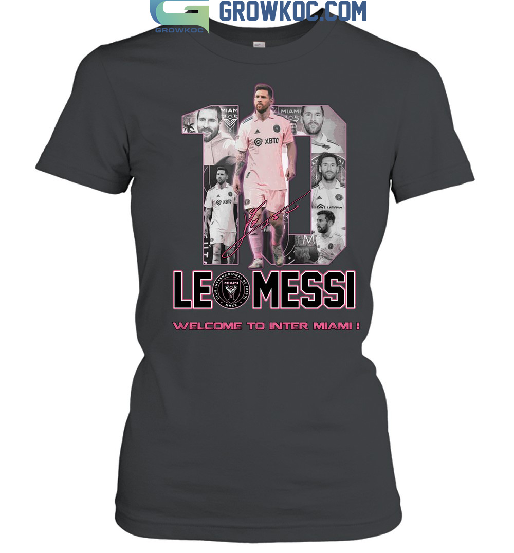 Leo Messi 2023 Welcome To Inter Miami T Shirt