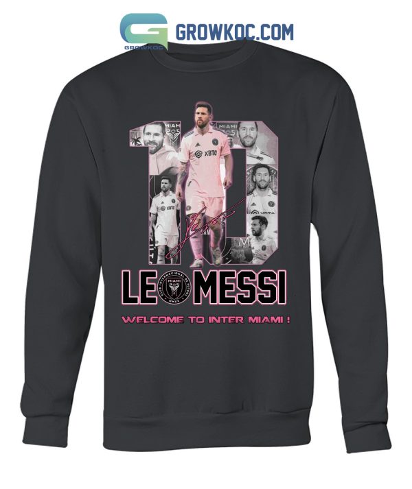 Leo Messi 2023 Welcome To Inter Miami T Shirt
