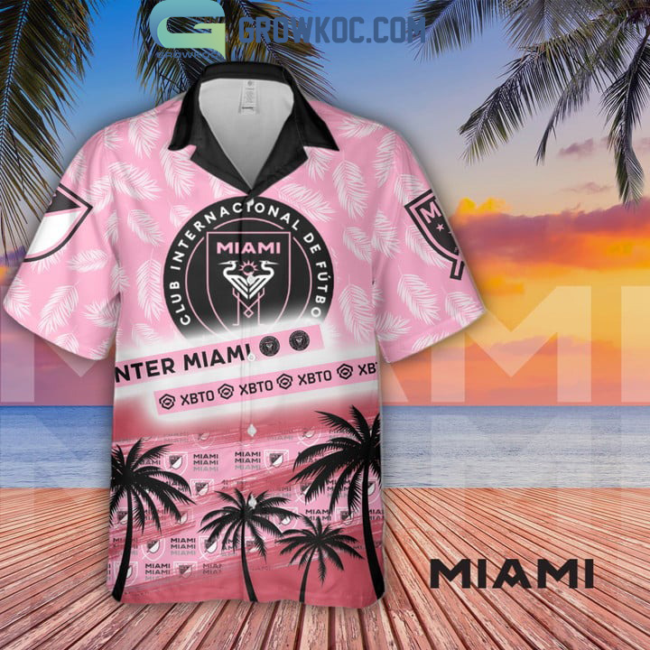 Lionel Messi The Goat Inter Miami 10 Hawaiian Shirt