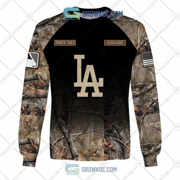 Los Angeles Dodgers MLB Personalized Hunting Camouflage Hoodie T Shirt