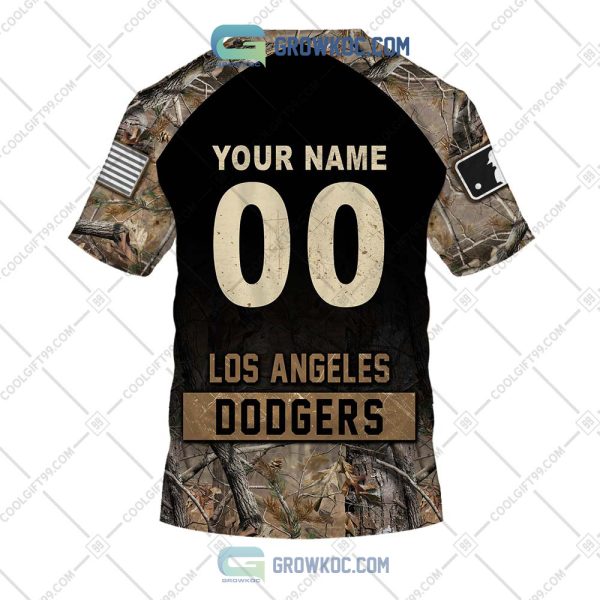 Los Angeles Dodgers MLB Personalized Hunting Camouflage Hoodie T Shirt