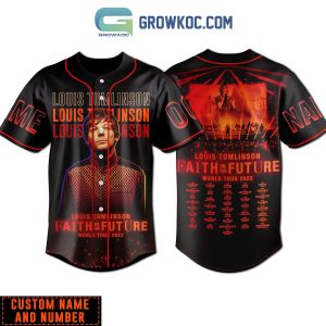 Louis Tomlinson Faith In The Future World Tour 2023 Personalized Baseball Jersey
