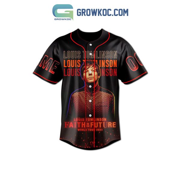 Louis Tomlinson Faith In The Future World Tour 2023 Personalized Baseball Jersey