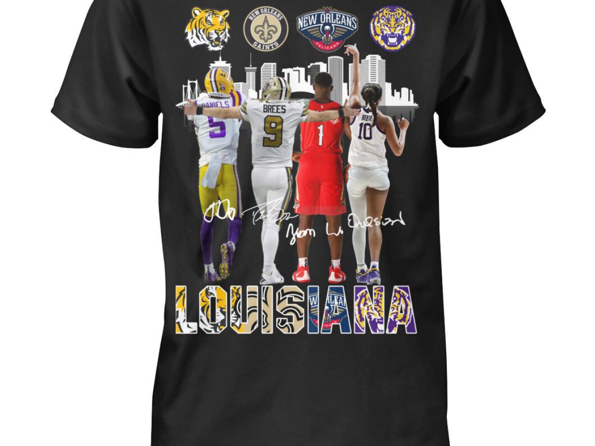 Louisiana LSU Tigers New Orleans Pelicans Saints City Champions Shirt