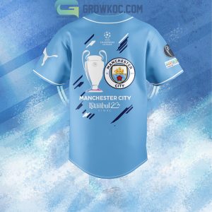 Manchester City Istanbul 2023 Final Champions Personalized The Citizens Baseball Jersey