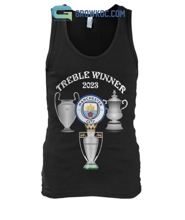 Manchester City The Treble Champions 2023 T Shirt