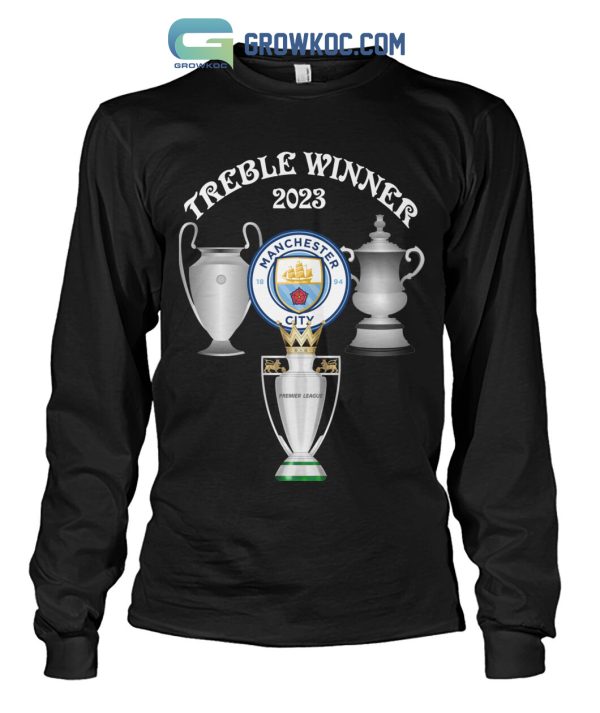 Manchester City The Treble Champions 2023 T Shirt