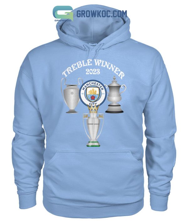 Manchester City The Treble Champions 2023 T Shirt