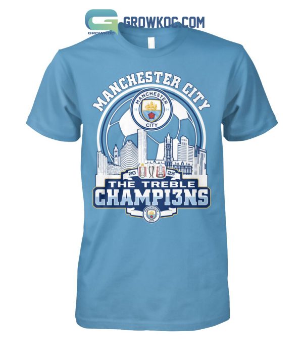 Manchester City Treble Winner 2023 T Shirt