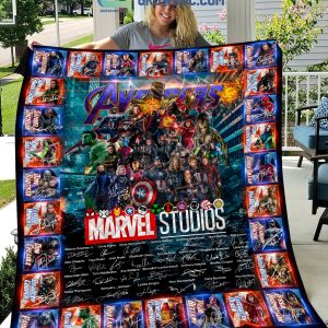 Marvel Studios Avengers Team Legends Fleece Blanket Quilt