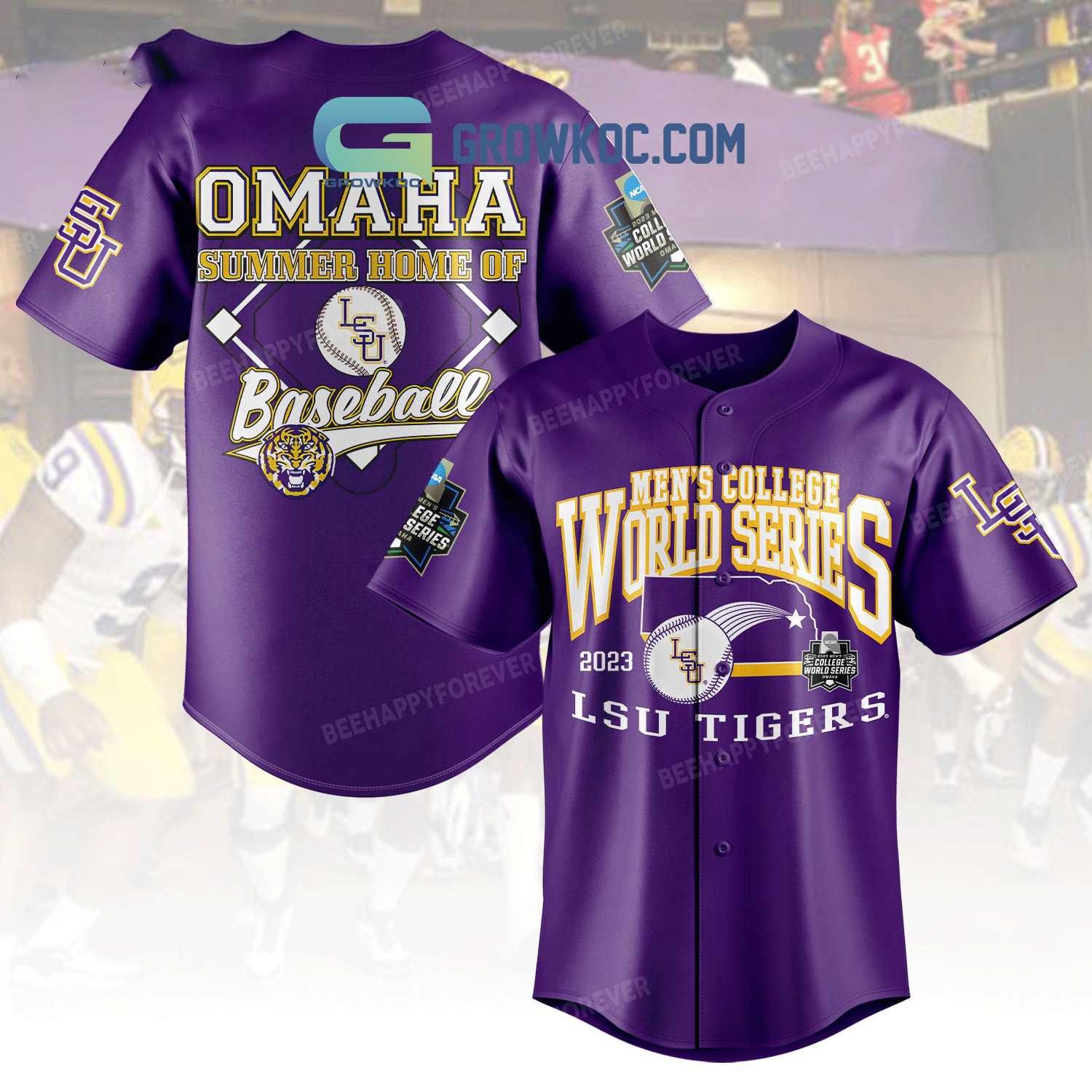 Lsu Tigers Mens College World Series Championship 2023 Omaha Shirt
