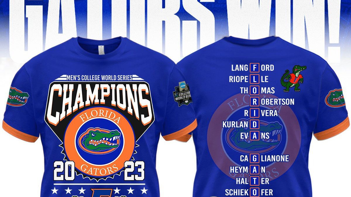 Florida Gators 2022 2023 College World Series Champions signature shirt,  hoodie, sweater, long sleeve and tank top